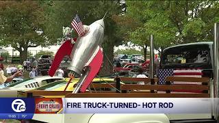 Indiana man s fire truck hot rod brings Toy Story magic to Woodward Dream Cruise