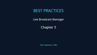 Project Manager Live Broadcast - Chapter 5: Multi-Camera Feed Coordination