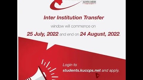 5 Reasons why a comrade should transfer from one university to the other through KUCCPS.