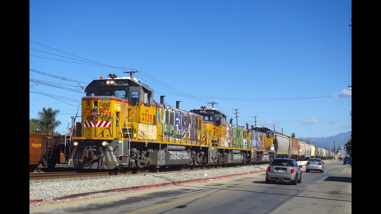 Upy Switcher BNSF Malabar & UPY El Segundo Switcher - 3/29/16 - YouTube