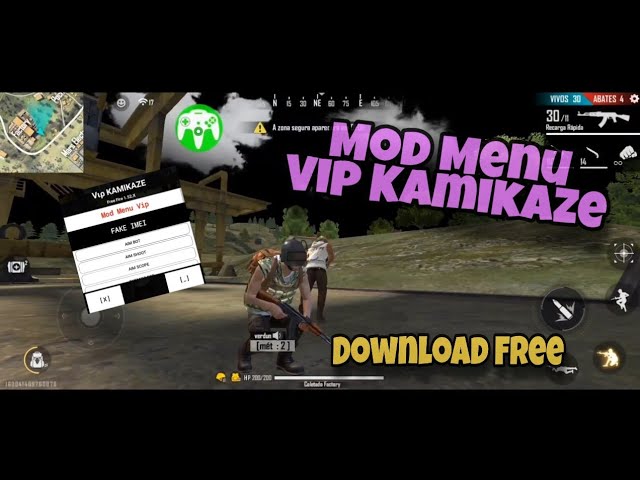 DOWNLOAD NOVO HACK Free FIRE MOD MENU VIP ATUALIZADO GRÁTIS 100