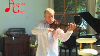 Amazing Grace performed by Albert Stern on a Stradivarius using AcoustaGrip