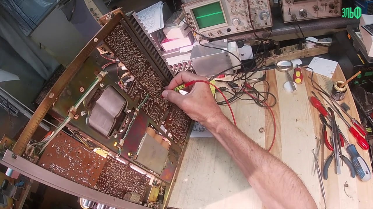 Радиотехника У 101 Ремонт УМ Тембр блок Конденсаторы - YouTube