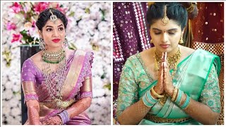 Pastel Color Bridal Sarees || Latest Pastel Kanchi Pattu Sarees || Trending Bridal Saree Colors 2023 screenshot 3