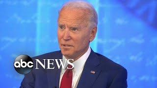 Different tones for Trump, Biden on COVID-19, economy and taxes in dueling town halls | Nightline