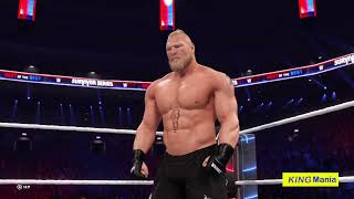 WWE 2K22 Goldberg vs. Brock Lesnar: Survivor Series Full Match Gameplay 2K22