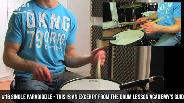 16 Single Paradiddle Preview