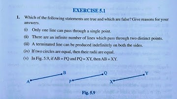 Class 9th maths l Exercise 5.1 l chapter 5 l Euclids Geometry l Ncert l Solution l Carb Academy