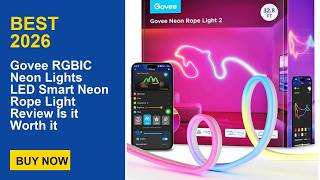 Govee RGBIC Neon Lights LED Smart Neon Rope Light Review Is it Worth it