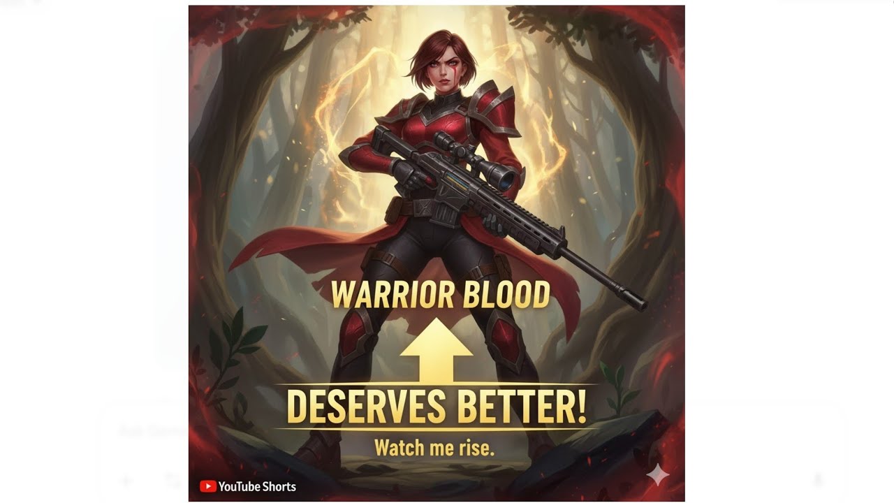 Warrior blood drop 💧