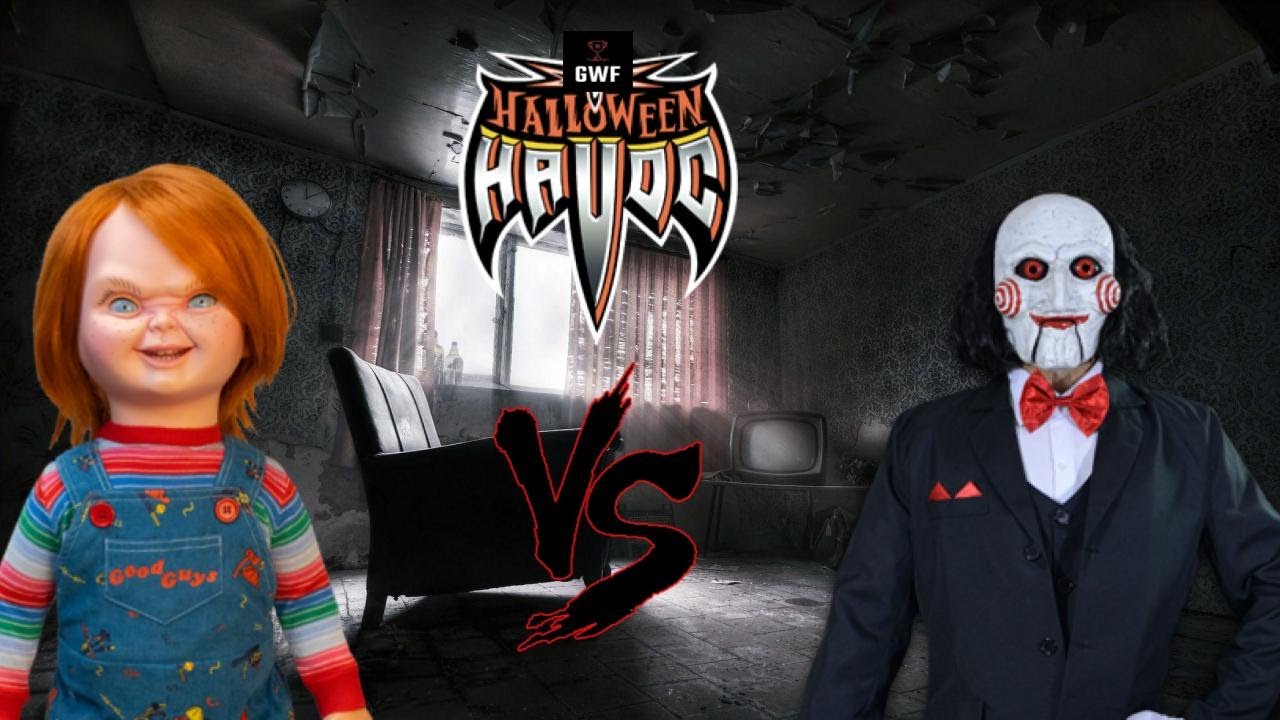Chucky VS Billy The Puppet - Tables Match GWF Halloween Havoc WWE 2K23