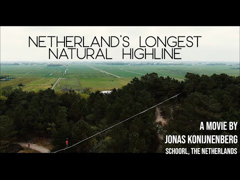 Netherland's Longest Natural Highline: Schoorl 160 meter