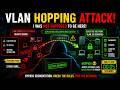 ⚠️ VLAN Hopping Explained 😱 The Silent Network Attack Hiding in Misconfigured Switches!