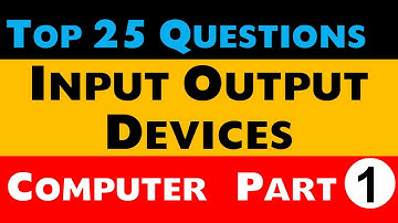 Top 25 questions of Input Output Devices Computer Awareness Part-1