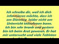 Brief schreiben b1 Beispiel