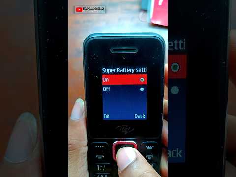 How to disable super battery mode in keypad itel phone #itel