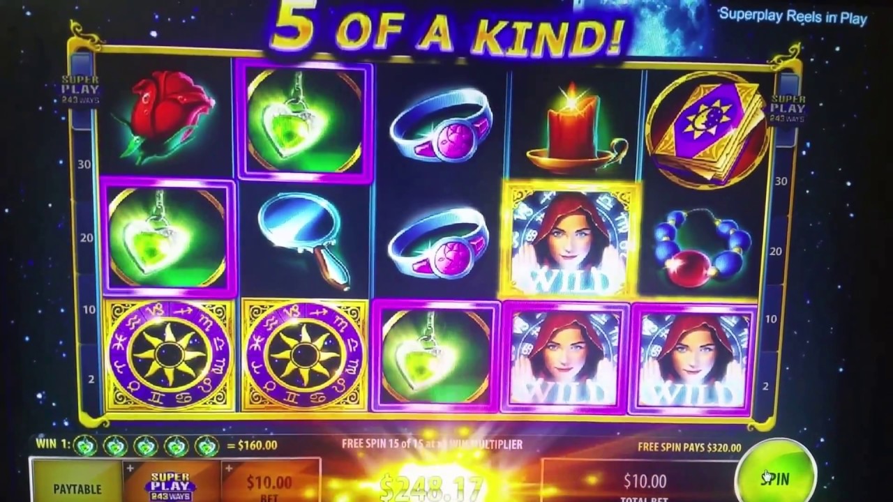 Gypsy moon High Limit BIG WIN on GAMBLE FEATURE