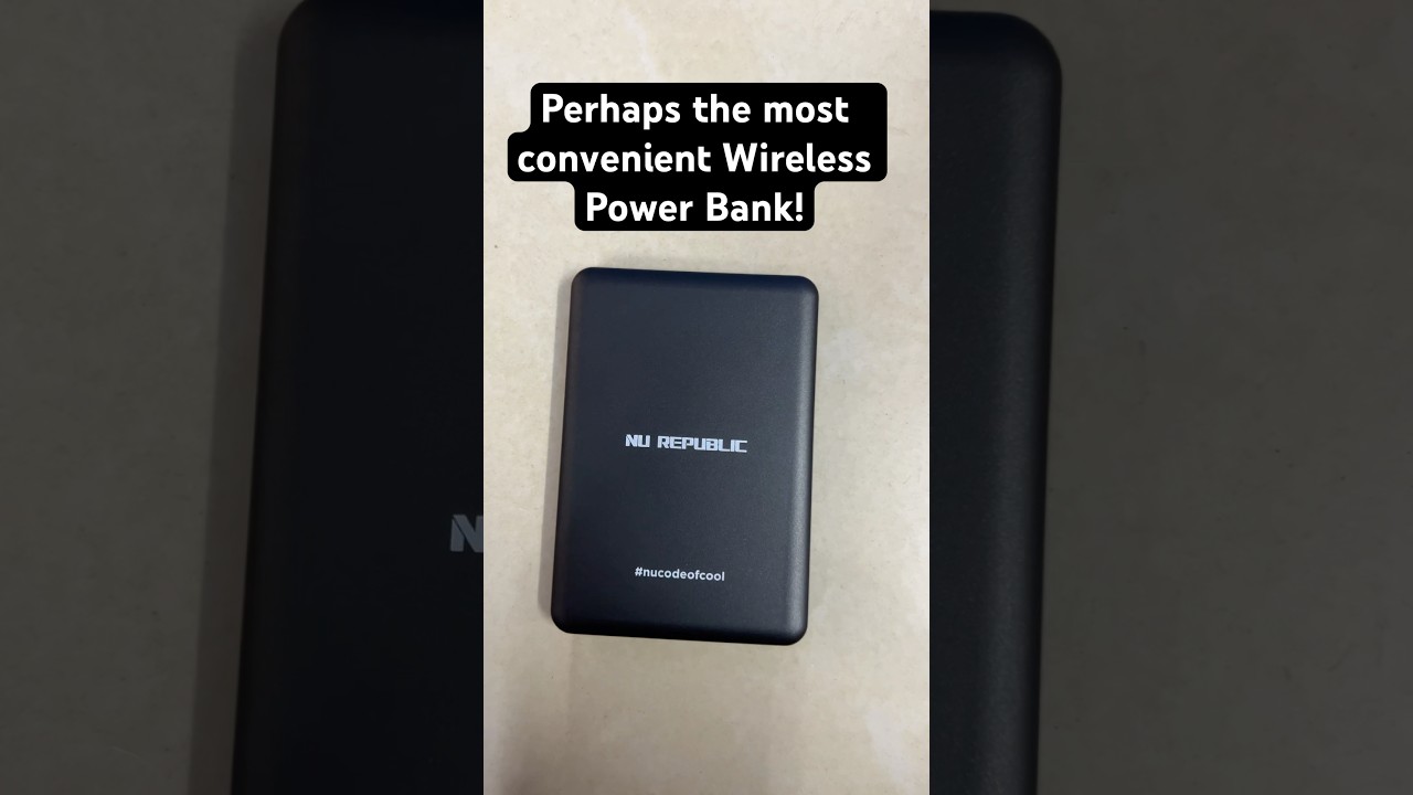 Nu Republic Magsafe Powerpop X1 | Wireless Slim Fast Charging 5000 mAh Power Bank