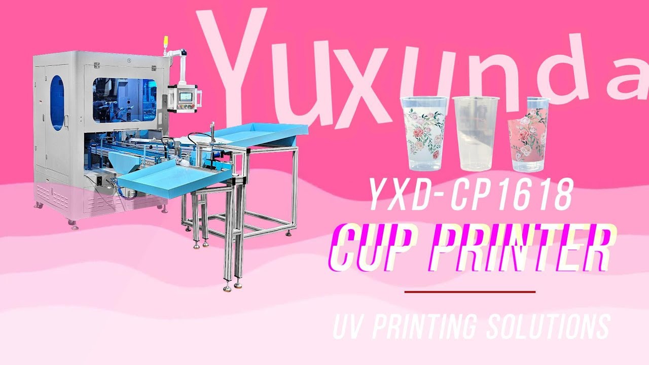 🔥 360 UV Cup Printer: Print Disposable Plastic Cups in 30 Seconds!