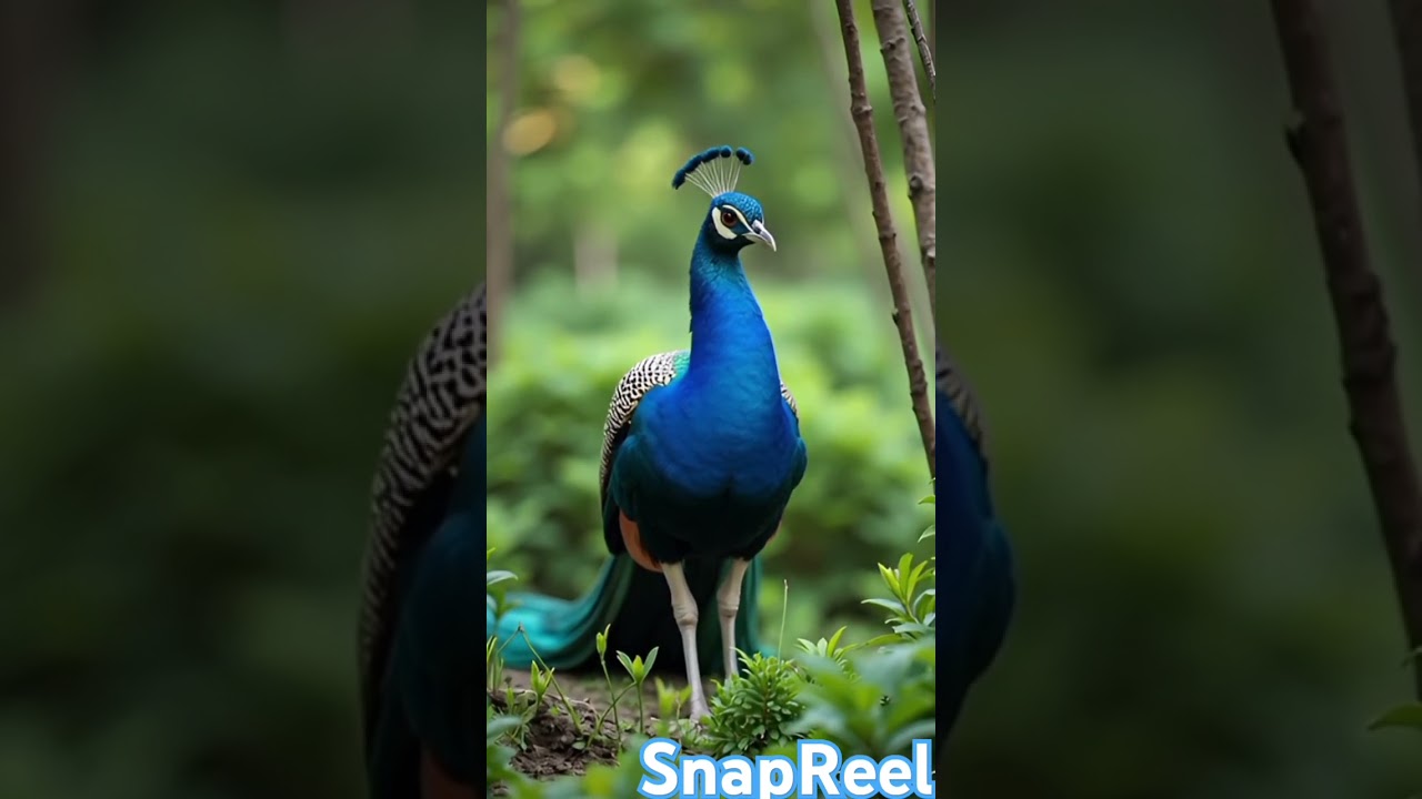 Peacock Singing in Farm