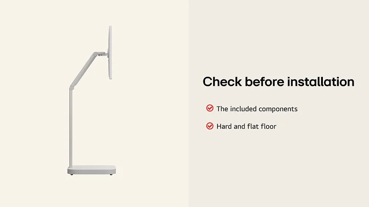 How to Install the LG Swing Stand Monitor | Step-by-Step Guide