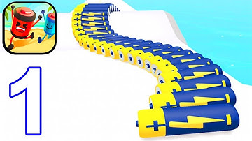 Battery Run 3d All Levels (Noob vs Pro vs Hacker) ios Games a4