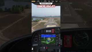 Diamond DA40-XLS ląduje w Kristiansand #msfs2024 #generalaviation #Diamond #norway  #kristiansand