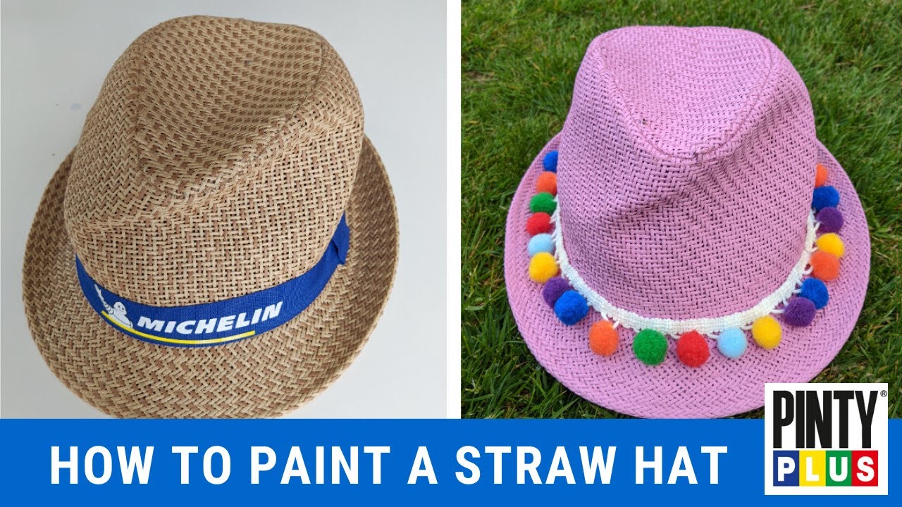 How To Paint A Straw Hat