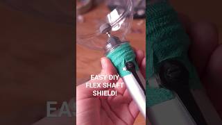 SHIELD for your flex shaft! Silversmithing hack! #jewelrymaking #silversmithing