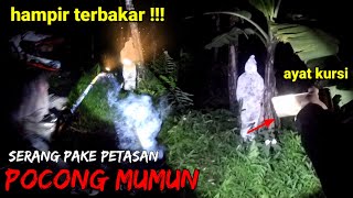 Download Lagu 🔴POCONG MUMUN‼️HAMPIR TERBAKAR \u0026 KEPANASAN || gue tembak pake petasan MP3