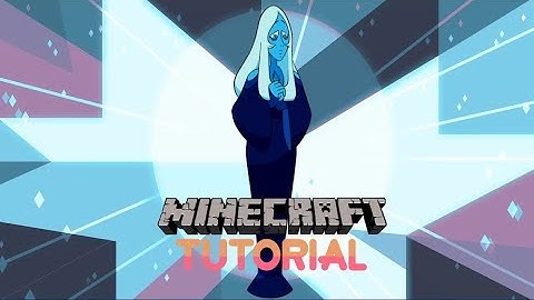 Minecraft Steven Universe Blue Diamond Statue Building Tutorial