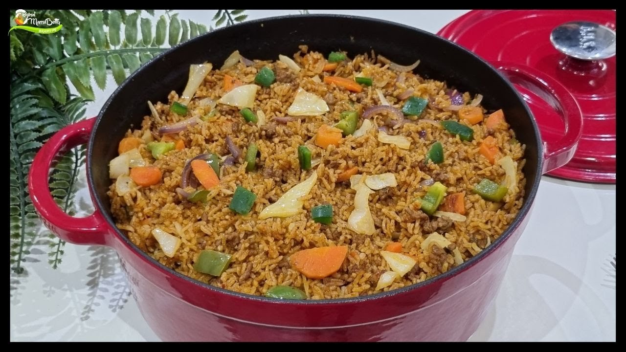 Minced Lamb Jollof Rice Recipe YouTube