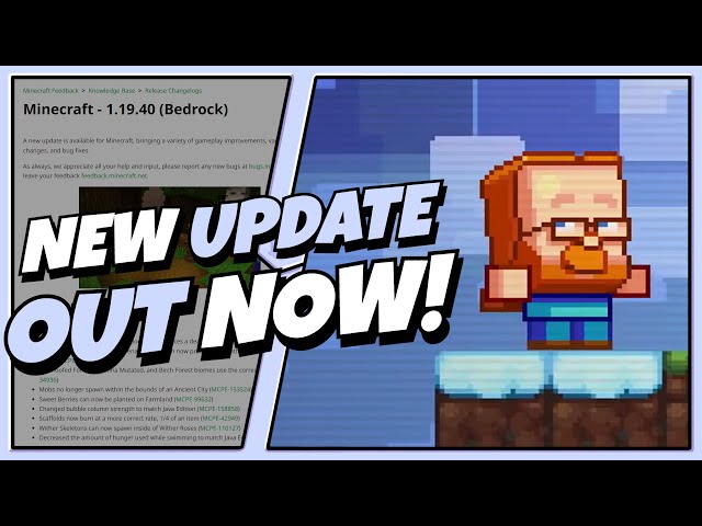 Minecraft - 1.19.40 (Bedrock) – Minecraft Feedback