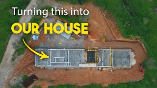 Building our House Start To Finish Ep14: The massive concrete forms are installed