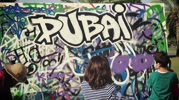 Graffiti workshop with eL Seed and Ruben Sanchez