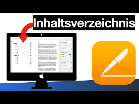 ? Inhaltsverzeichnis erstellen | Pages MacOS