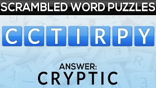 Word Scramble | 20  Cryptic Word Jumbles