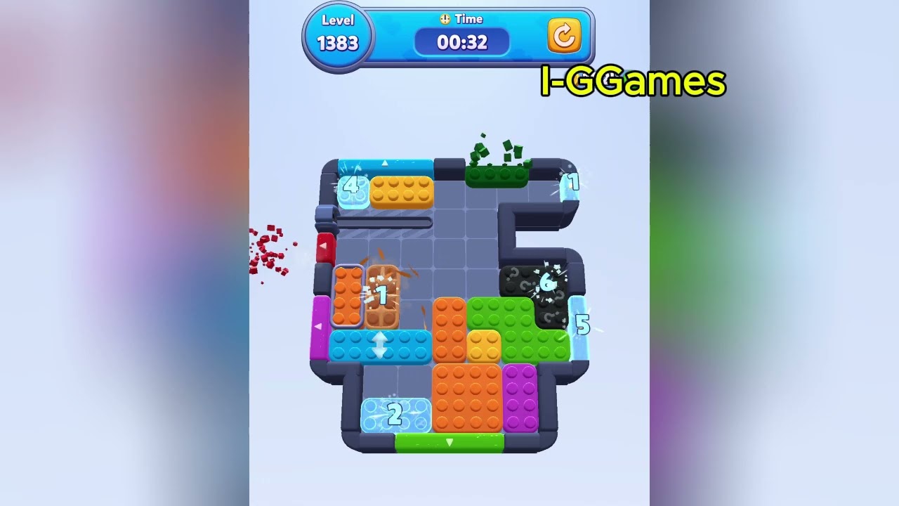 Color Block Jam Level 1383 - YouTube
