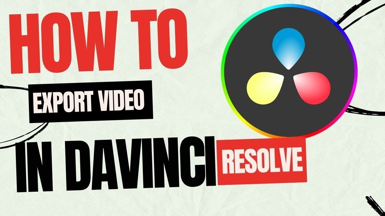 How to Export Video in Davinci Resolve 18 (2024) - YouTube