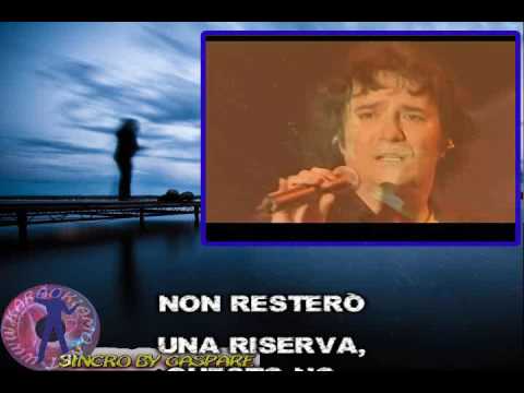 Renato Zero - Cercami (karaoke - fair use) - YouTube