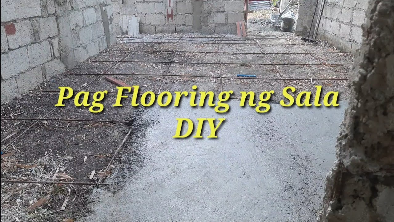 Sala Block Use Method Pag Flooring ng sala DIY method by noel smets - YouTube