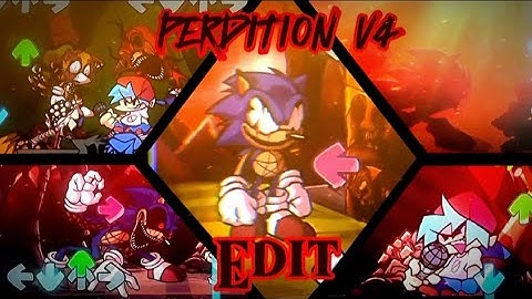 FNF vs Sonic.Exe//DareDevil Funkin - Perdition V4 | Satanos + Souls Part (VideoEdit+Shaders)