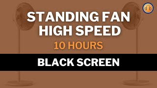 Fan White Noise from Standing Fan on High Speed • 10 hours • Black Screen by Nature Sounds & Everyday Noises 494 views 2 years ago 10 hours
