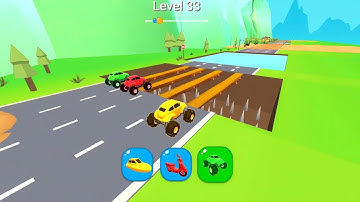 Shape-shifting 32  - 33 Levels Gameplay  iOS Android Game New Video