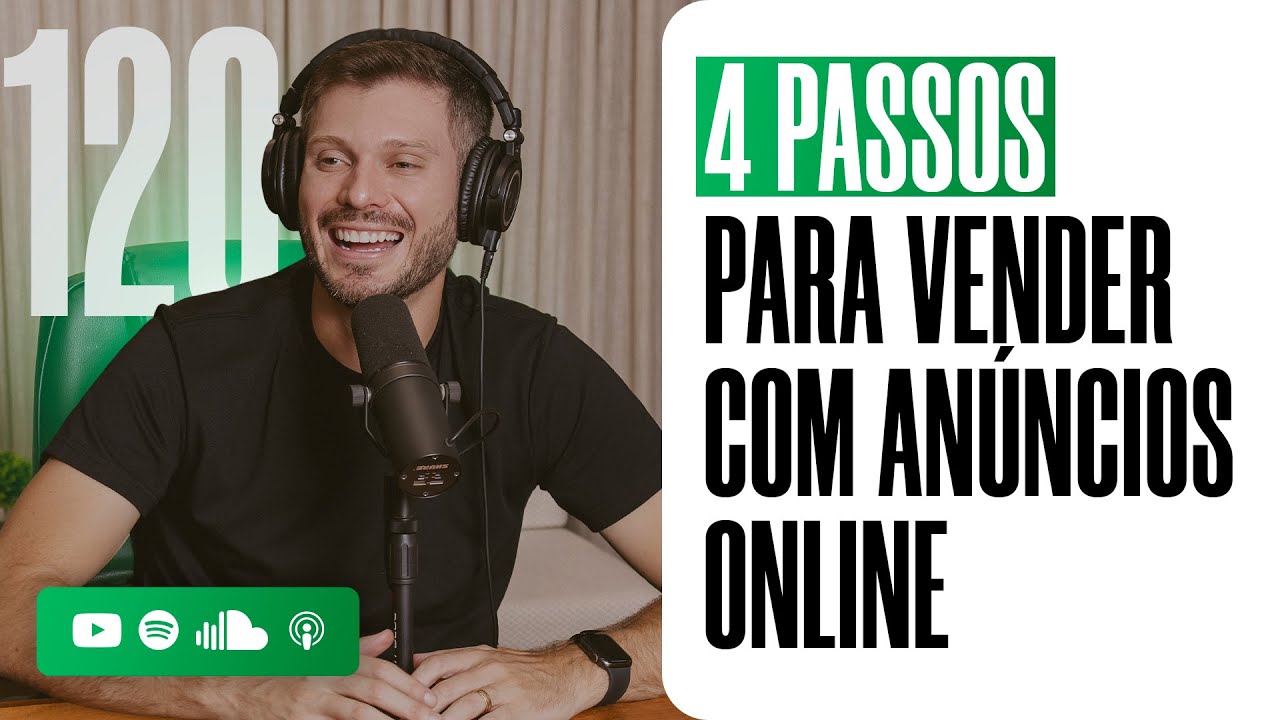 4 PASSOS PARA VENDER MUITO NA INTERNET COM ANÚNCIOS ONLINE | PODCAST ...