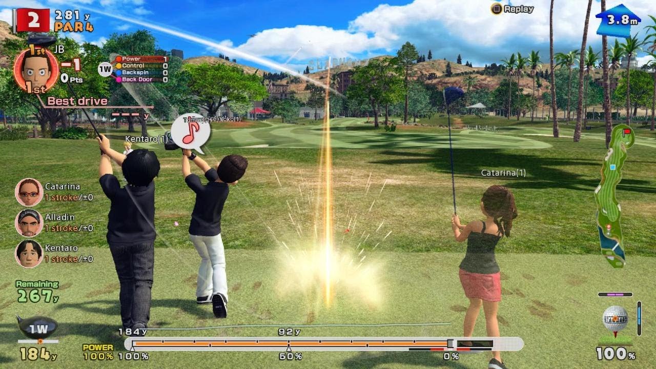 Everybody's Golf ps5 loading times + gameplay YouTube