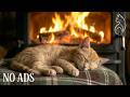 The Best Nap Ever: Cozy Cat Ambience &amp; Crackling Fire