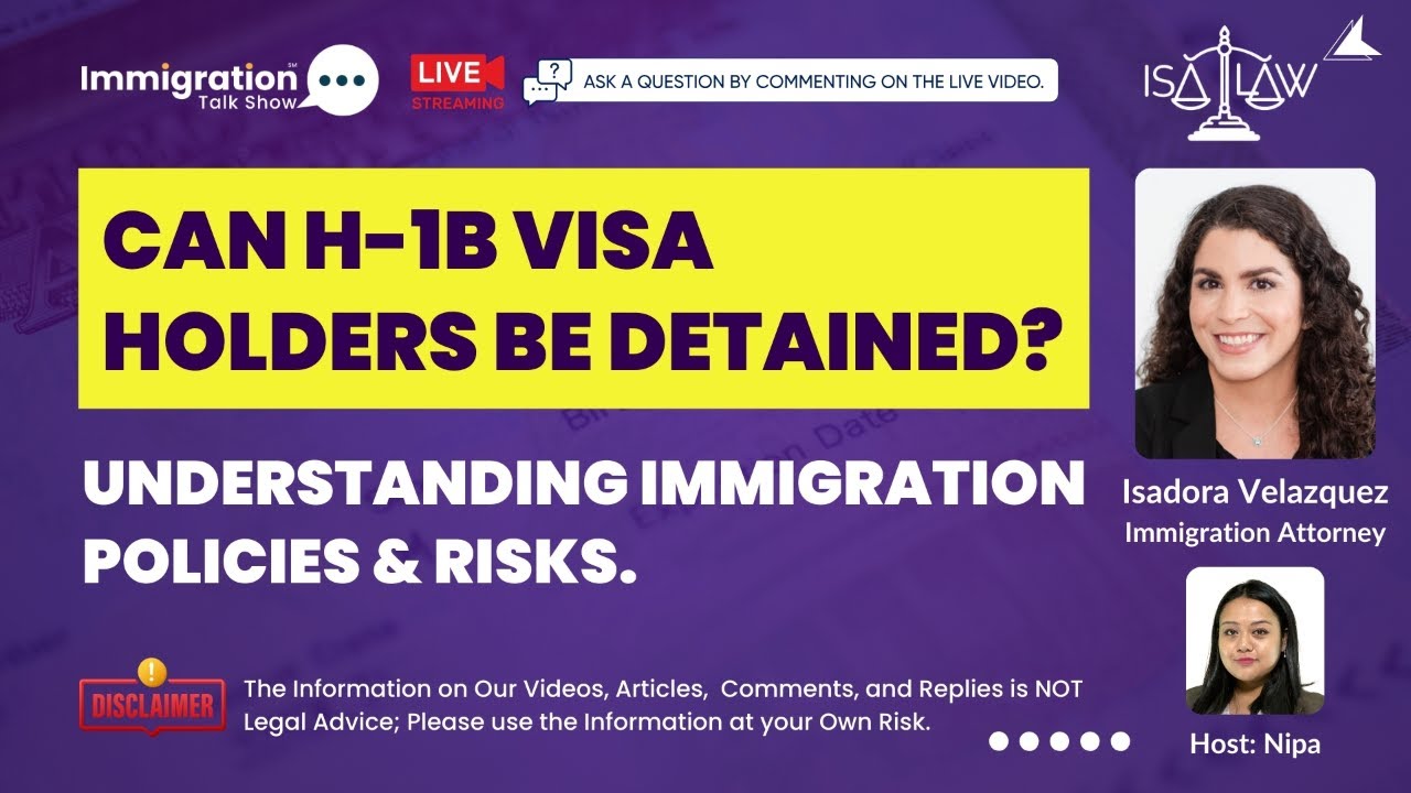 Can H1B Holders Be Detained? What Indians Need To Know in 2025