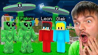 OSZUKUJĘ PRZYJACIÓŁ INWAZJĄ KOSMITÓW w Minecraft! *śmieszne*