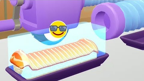 Sushi Roll 3D - Cooking ASMR Game - All Levels #44 Android, iOS Gameplay | Kick Tom